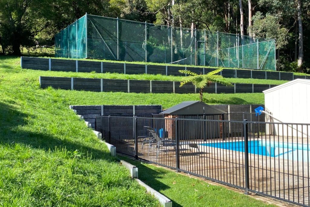 Concrete Sleeper Retaining Walls Sunshine Coast